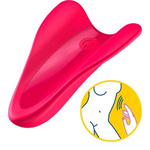 Satisfyer High Fly Finger Vibrator Red