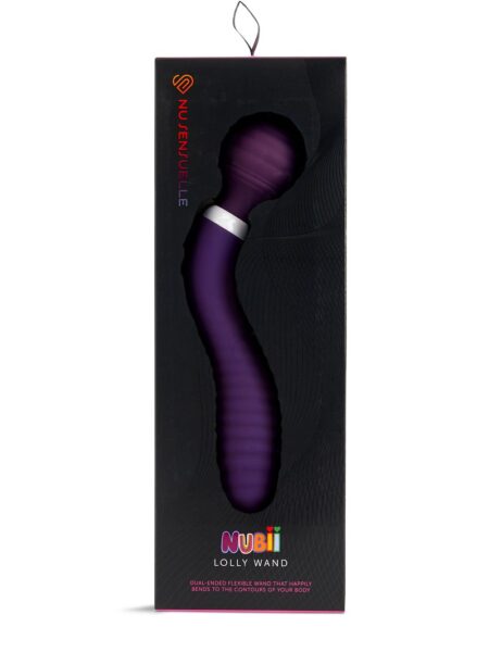 Lolly Double Ended Nubii Wand Purple