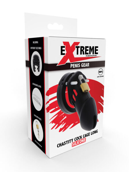 Extreme Chastity Cage L Siliconen