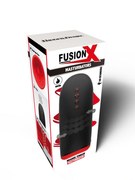 Fusion X Beaded Tongue Masturbator